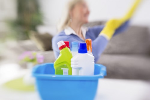 Clean curtains improving home air quality in Morden Park