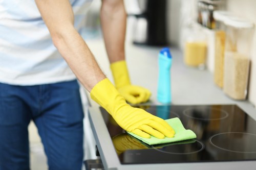 Service quality review during a carpet cleaning complaint