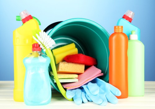 Professional carpet cleaner assessing workplace hazards